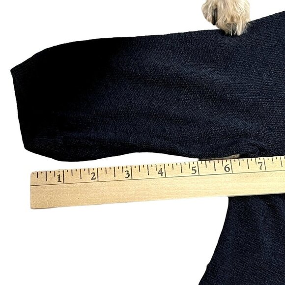 Eilleen Fisher Black Dress Size XSmall Asymmetrical Dress - Picture 12 of 15